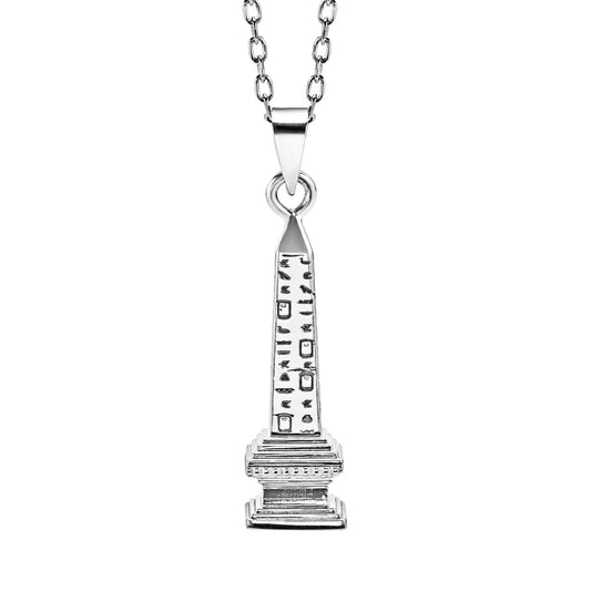 Pendant 925 Sterling Silver Roman Obelisk
